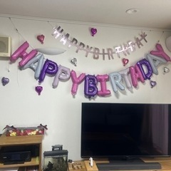 誕生日飾り　バルーン他