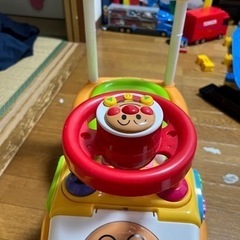 アンパンマン　よくばりビジーカー押し棒+ガード付き