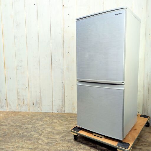終 SHARP ノンフロン冷凍冷蔵庫 SJ-D14F-S 2ドア 137L 右開き 動作確認済み 2020年製 菊E