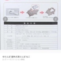 湯たんぽ 充電式 （新品・未使用）の画像
