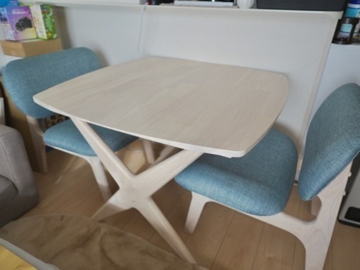 【美品】ニトリ　リラックスワイドダイニングテーブルセット