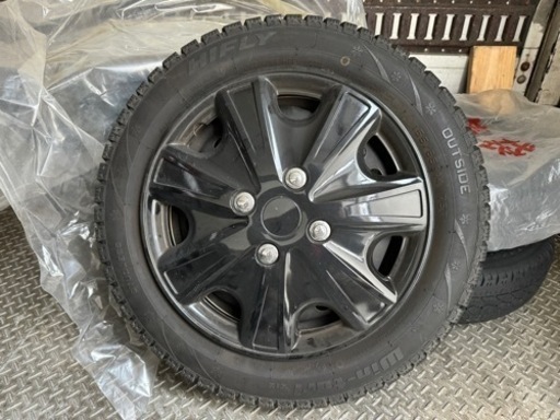 ⭐️スタッドレスタイヤ４本セット⭐️新品同様?155/65R14?