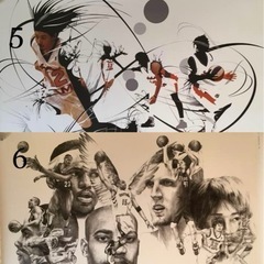 Nike ballers campaign poster 6枚セットの画像