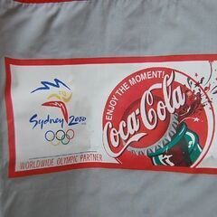 CocaCola ワークシャツ 半袖 LLサイズ レッド×グレー シドニー オリンピック 2000 コカコーラ  札幌市 清田区 平岡の画像