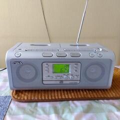 再値下げ😞AIWAラジカセ（wラジカセ）