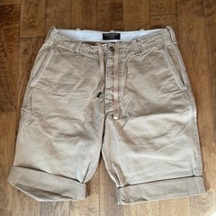 アバクロ　カットオフ　ハーフパンツ32