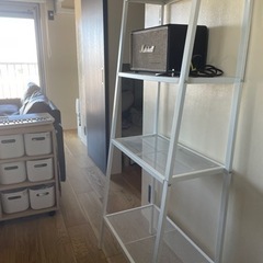 IKEA　ラック　シェルフ　レールベリ（ホワイト）の画像