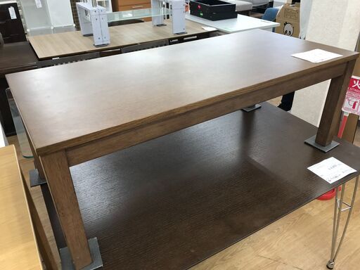 ★ジモティ割あり★ ニトリ ローテーブル ダークブラウン H40×W110×D50 クリーニング済み KJ3992
