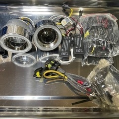 訳あり格安 プロジェクター型ホワイトCCFLイカリング･ステー付...