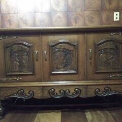 中古　アンティーク　サイドボード