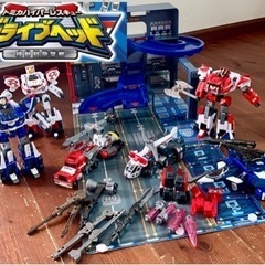 ドライブヘッド トミカハイパーレスキュー ロボット 変身 セット 基地
