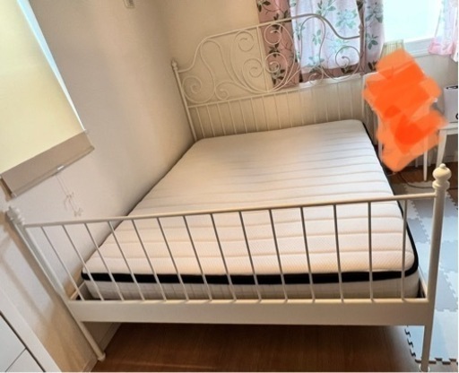 値下げ！IKEA ベッドフレーム(マットレス付き無しでもオッケー)