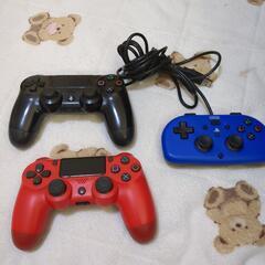 PS4本体箱あり＋ソフト＋コントローラー４つの画像