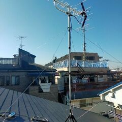 地デジアンテナ　DXアンテ14素子八木式　屋根上　標準取り付け作業込み　32000円の画像