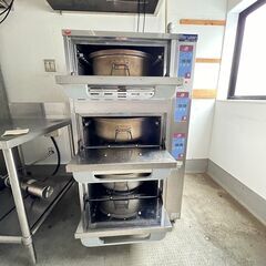 三口ガス立体自動炊飯器 MRC-T3D マルゼン 業務用 LPガス