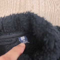 UNIQLO ユニクロ　ファーリーフリース　110cm 黒　ブラックの画像