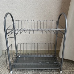 25日まで  水切りラック 2段