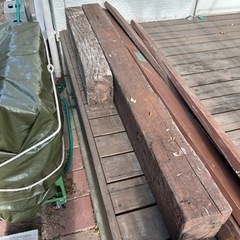 【決まりました】枕木差し上げます