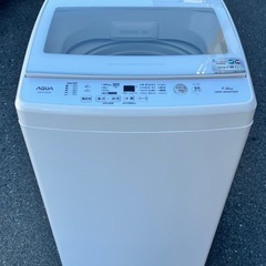 SALE‼️11000(税込) AQUA 全自動電気洗濯機 AQW-GV70H  2019年製　7kg