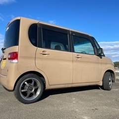 タント　cvt新品交換済　アウトドア　セカンドカー　車中泊　ツヤ消しサンドベージュ全塗装の画像