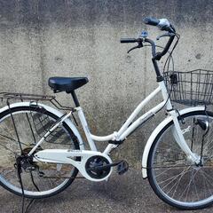 B226 折りたたみ自転車★21テクノロジー★6段変速★26インチ