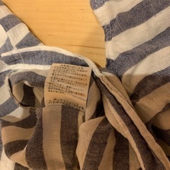 （取引中）【値下げ】猫付き　ボーダーパジャマの画像