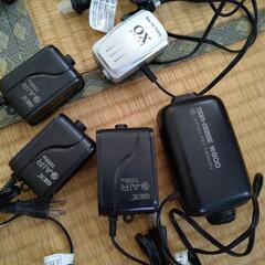 水槽用ヒーター、各エアーポンプセットの画像