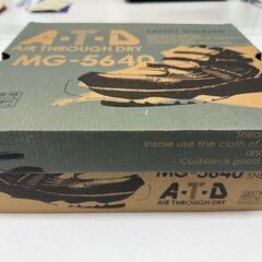 安全靴 25.5cm セーフティーシューズ メガセーフティ つま先鋼先芯 MG-5640 BLK ブラック　　喜多 KITAの画像