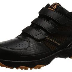 安全靴 25.5cm セーフティーシューズ メガセーフティ つま先鋼先芯 MG-5640 BLK ブラック　　喜多 KITAの画像