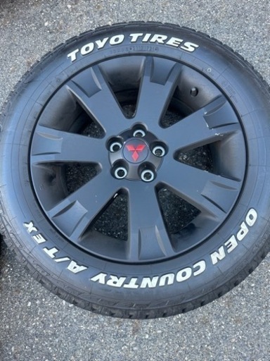 オープンカントリー・中古　タイヤ　ホイル４本セット　OPEN COUNTRY A/TEX 235/60r18 103H