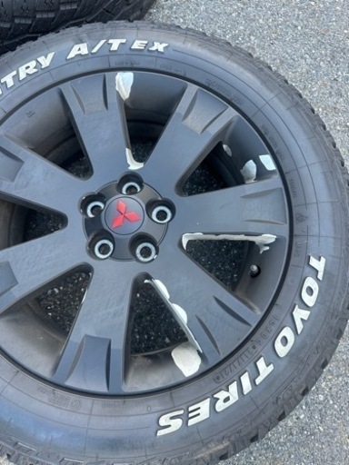 オープンカントリー・中古　タイヤ　ホイル４本セット　OPEN COUNTRY A/TEX 235/60r18 103H