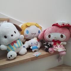 サンリオ　ぬいぐるみ　ポチャッコ　シナモロール　マイメロディ