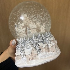 オルゴール付、スノードームの画像