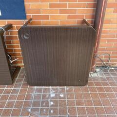 【SJ249】木製　電気こたつ　サイズ：80cm×80cm×41cm