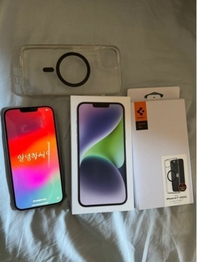 iPhone 14 plus 128GB 正規SIMフリー ケース付き