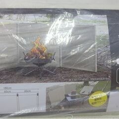 新品 Field to Summit ファイアスクリーン 180×70cm 風除けシート 焚き火 アウトドア ソロキャンプ 札幌市 白石店の画像