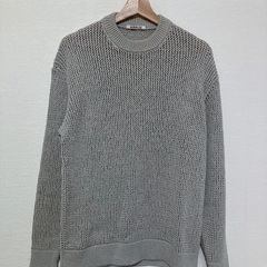 オーラリー　FLAT YARN MESH KNIT ニット サイズ 3の画像