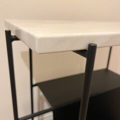 【あんしん決済・配送可】 BoConcept paris サイドテーブル ホワイトマーブル調