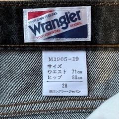 値下げW rangler ジーンズの画像