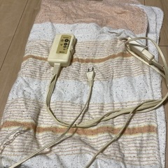 😊　終了　電気毛布