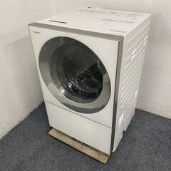 パナソニック/Panasonic NA-VG1200L-S ななめドラム式洗濯機 キューブル 洗濯10kg/乾燥3kg 左開き 2018年製 中古家電 店頭引取歓迎 R7815