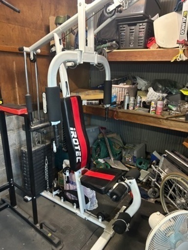 中古アイロテック  ホームジム　別アタッチメント二つ付き