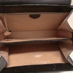 CELINE ハンドバッグ 2way ボックスカーフ サークルロゴの画像