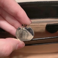 CELINE ハンドバッグ 2way ボックスカーフ サークルロゴの画像