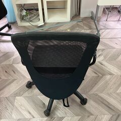 【50%OFF】オフィスチェア 肘置き付き 回転椅子 昇降調整可 ブラックの画像