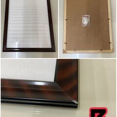 【店頭引取可能な方】Ｂ３木枠額縁！ キズ有含め４枚あります！の画像
