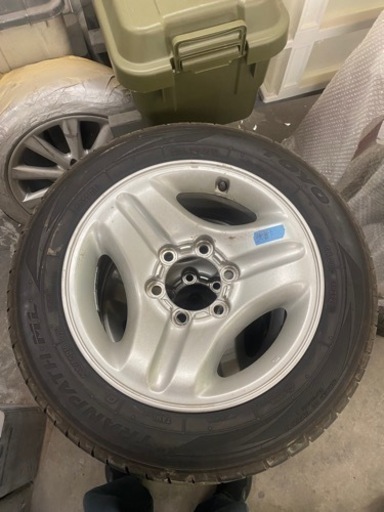 【取引完了】トヨタ　90ランクル　純正　アルミホイール　ハイエース流用等