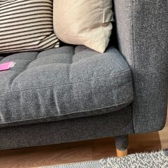【1万円値下げしました！】IKEA ソファー ３人掛け LANDSKRONA ランズクローナ クッション付きの画像