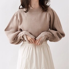 🎀👠✨   新品未使用  ロングカフスボタンニットトップス🎀👠✨