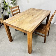 15353 関家具 ダイニングテーブルセット 椅子2脚 ◇大阪市内・東大阪市